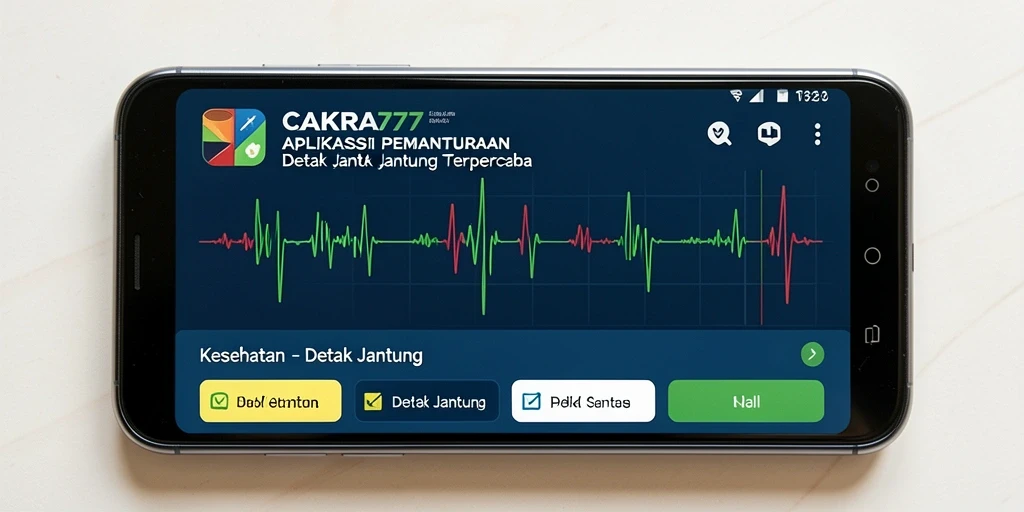 Tampilan antarmuka aplikasi CAKRA777 yang intuitif dan informatif.