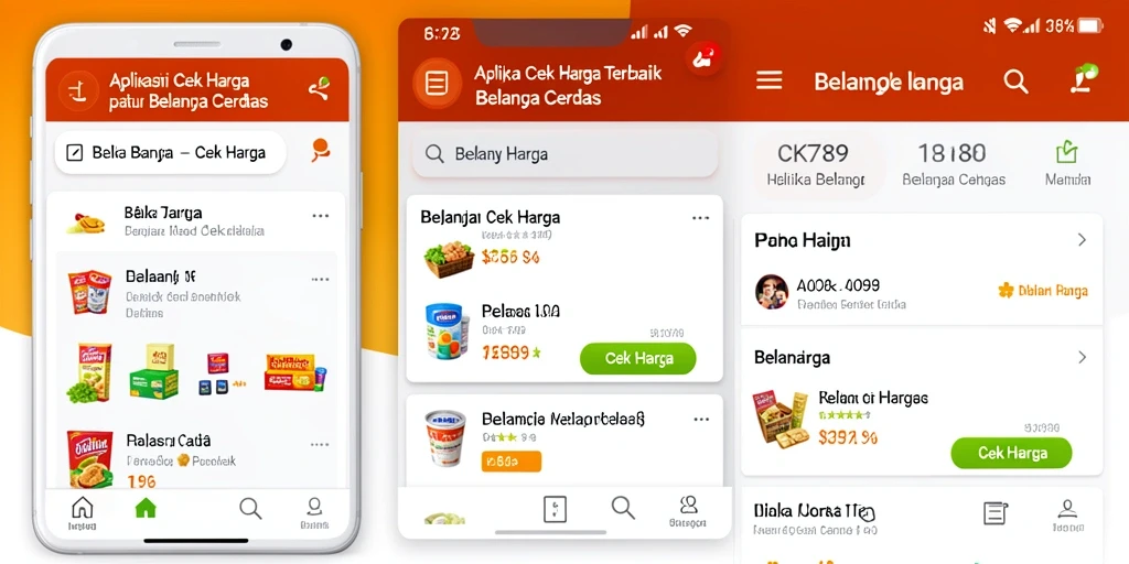 Antarmuka CK789 dengan fitur cek harga yang memudahkan.