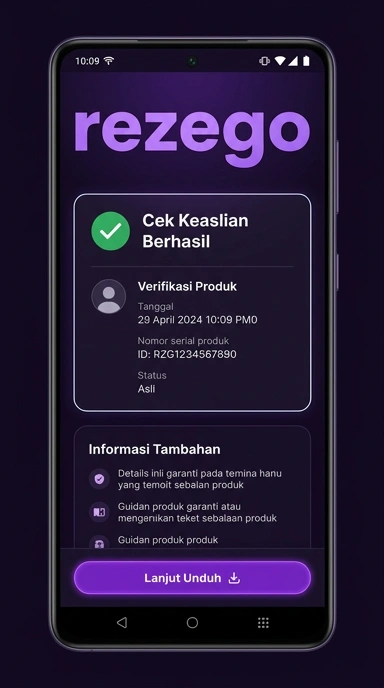 Kanal Resmi Android untuk Aplikasi Rezego